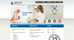 Desktop Screenshot of oec-as.no